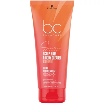 Schwarzkopf Bonacure Sun Protect Scalp Hair& Body Cleanse Coconut 200ml