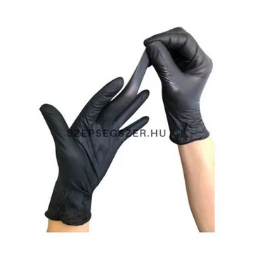 Labor Pro Nitrile Gloves Gumikesztyű 100db fekete 