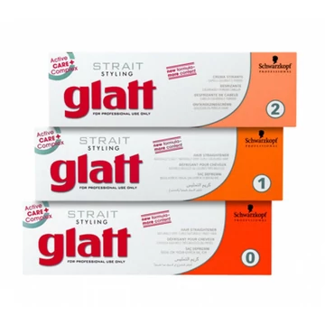 SCHWARZKOPF GLATT Hajegyenesítő 2x40ml+82ml - 2-es erősségű Készlethiány!!!