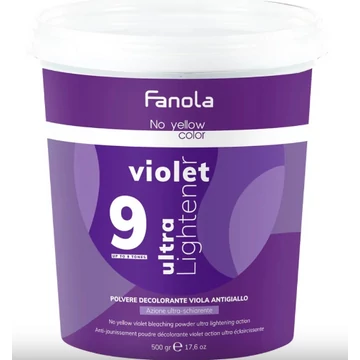 Fanola No Yellow Ultra Lightener 9 tones szőkítőpor 500g 