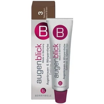 BERRYWELL SZEMPILLA ÉS SZEMÖLDÖK Festék 15ml - 3-as, barna 
