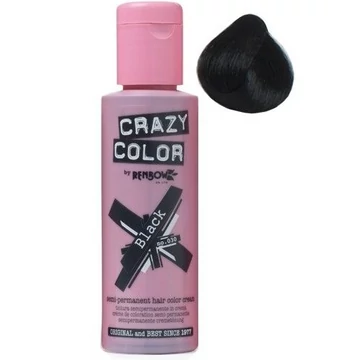 Crazy Color - 030 Black 100ml