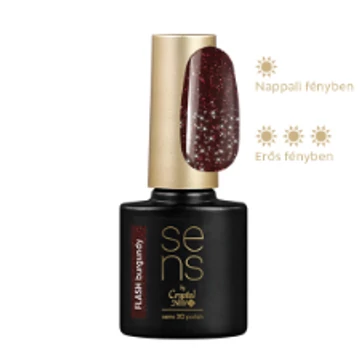 Crystal Nails Sens 3g polish - Flash burgundy 4 ml