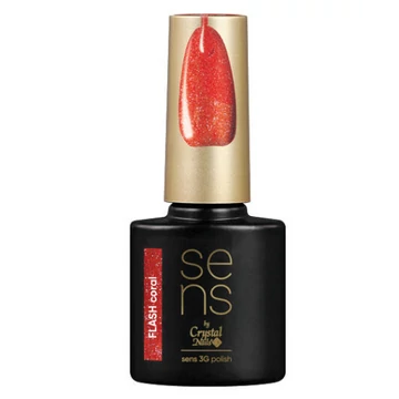 Crystal Nails Sens 3g polish - Flash coral 4 ml