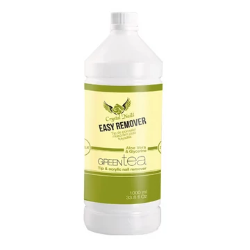 Illatos Crystal Nails tip-, porcelán és CrystaLac oldó - 1000ml zöld tea