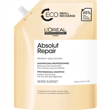 L'oreal Serie Expert Absolute Repair Protein + Gold Quinoa Shampon Refill 1500 ml