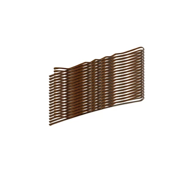 Hullámcsat  10db - barna(7cm)