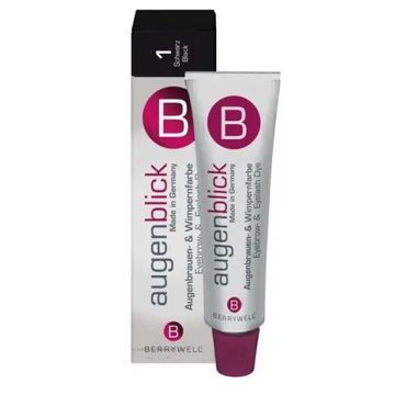 BERRYWELL SZEMPILLA ÉS SZEMÖLDÖK Festék 15ml - 1-es, fekete  