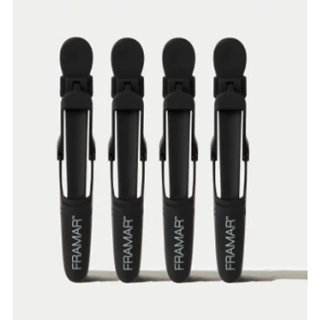 Framar Gator Grips  Hajcsipesz gumírozott fogas 4 db fekete (krokodil) 