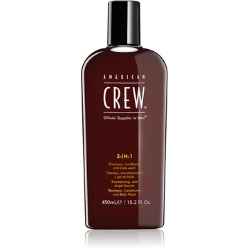American Crew  3-in1 Sampon, Kondicionáló és Tusfürdő 450ml