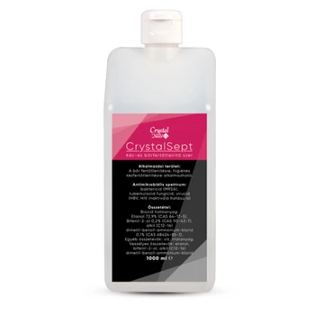 CrystalSept Kéz- és bőrfertőtlenítő utántöltő 1000ml kupakos 