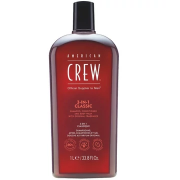 American Crew 3-in1 Classic Sampon Kondicionáló és Tusfürdő 1000ml