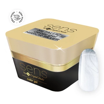 Sens Metallic Decor Gel Mirror Silver 5 ml