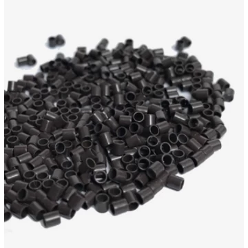 Nanogyűrű 100db-os Fekete 2,5mm- Szilikonmentes