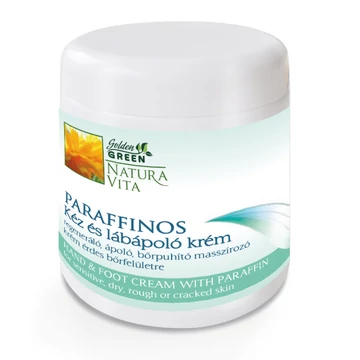Golden Green Natura Vita Paraffinos Kéz és Lábápoló Krém 500ml 