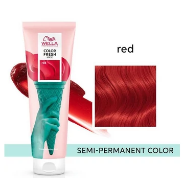 Wella Color Fresh Színező Hajpakolás 150ml  - Red