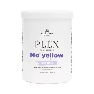 Kallos Plex Bond Builder No Yellow Maszk 1000ml- Hamvasító pakolás