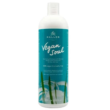 Kallos Vegan Soul Volumennövelő sampon 1000 ml  