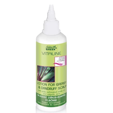 Golden Green Vitaline Hajszesz Zsíros-Korpás Fejbőrre 125ml