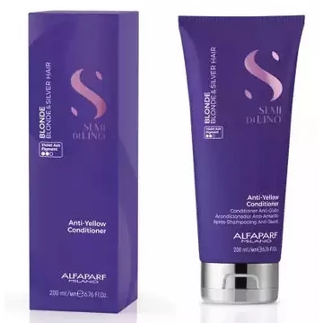 Alfaparf Milano Semi Di Lino Blonde Anti Yellow Conditioner 200ml-Hamvasító kondicionáló