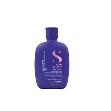 Alfaparf Semi Di Lino Blonde Anti-Yellow Low Shampoo 250ml-Hamvasító sampon