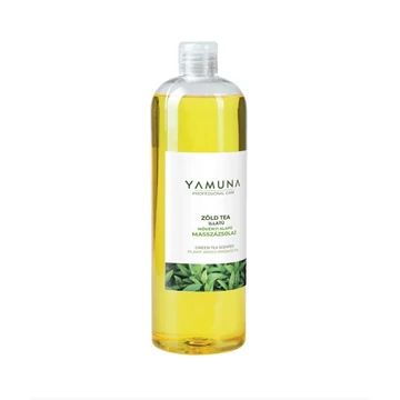 Yamuna Zöld Tea Illatú Növényi alapú Masszázsolaj 1000ml+Pumpa