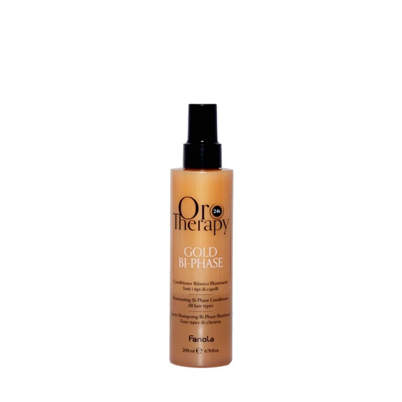 Fanola Oro Therapy Gold Bi-Phase Conditioner Spray 200 Ml