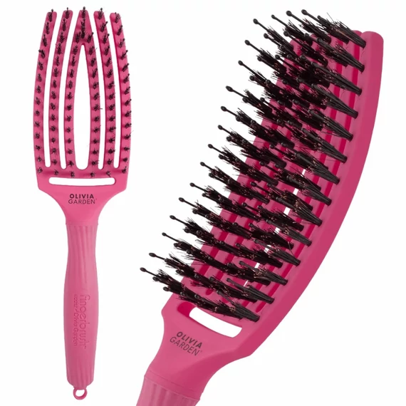 Olivia Garden Combo Fingerbrush Combo /Hot Pink/