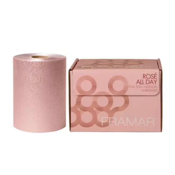 Framar Medium Foil Embossed Rose Gold Melírfólia 5x320