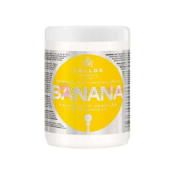 KALLOS BANANA HAJPAKOLÓ Krém  1000ml