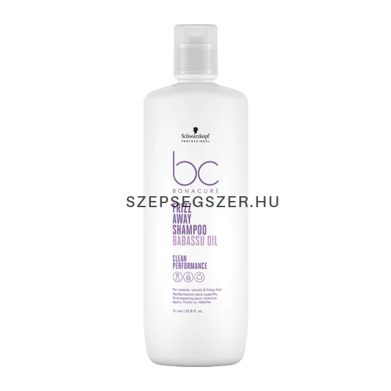 Schwarzkopf Bonacure Frizz Away  Babassu oil sampon 1000ml