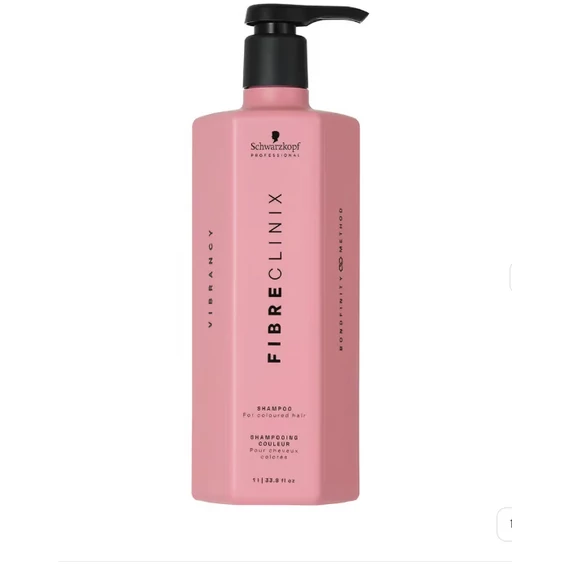 Schwarzkopf Professional FIBRE CLINIX IN SALON  Vibrancy Shampoo 1000 ml