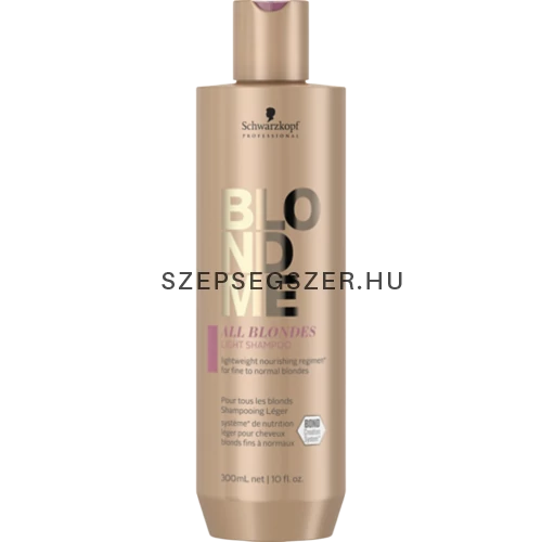 Schwarzkopf Blond Me All Blondes Light Sampon 300ml 