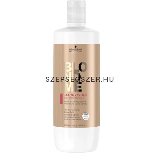 Schwarzkopf BlondMe All Blondes Rich conditioner 1000ml