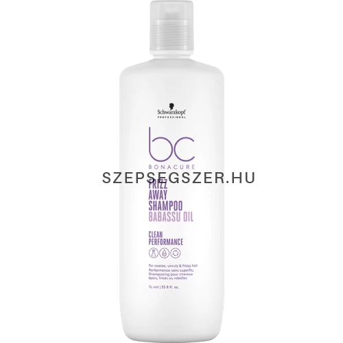 Schwarzkopf Bonacure Frizz Away  Babassu oil sampon 1000ml