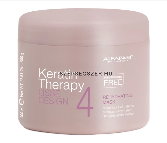 Alfaparf Lisse Design Keratin Therapy Rehydrating Hajmaszk 500 ml