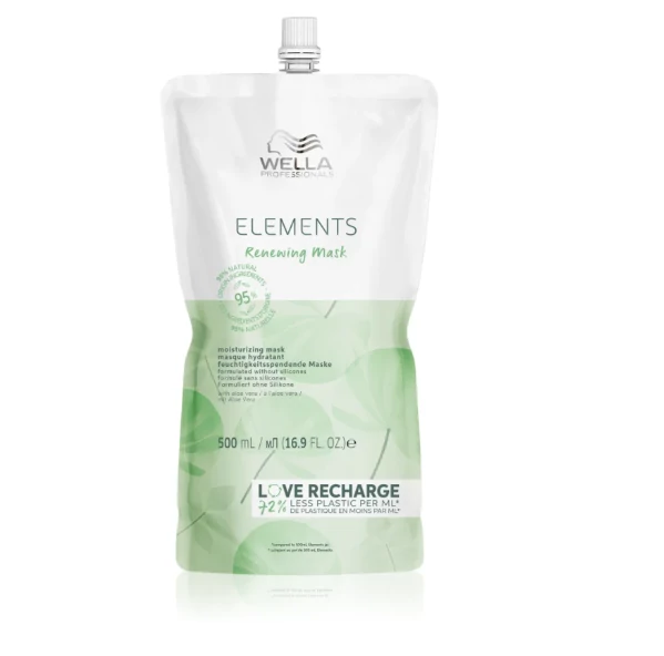 Wella Professionals Elements hajmegújító parabénmentes Maszk Refill 500ml